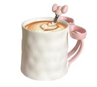 Mug à café nœud Mignonne Charmante Tasse À Café Rose Ruban