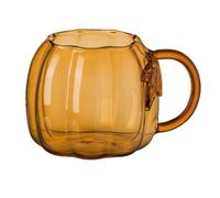 Mug À Café Tasses À Thé Saisonnières En Forme De Verrerie | Mug En Verre Déco Bureau Pour Lait Whisky Bière Eau Plein Air Camping Randonnée Pêche De Camp, Fête Maison Brun