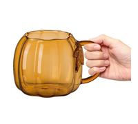 Mug À Café Tasses À Thé Saisonnières En Forme De Verrerie | Mug En Verre Déco Bureau Pour Lait Whisky Bière Eau Plein Air Camping Randonnée Pêche De Camp, Fête Maison Brun