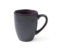 Mug à thé 300 ml, noir/violet, grès, Bitz