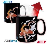 ABYstyle Mug ONE PIECE Luffy et Ace – 460 ml thermosensible ABYMUGA443