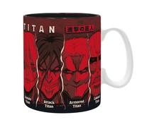 Mug Attack On Titan 460ml Tous Les Titans Subli Box Tasse ABYSTYLE