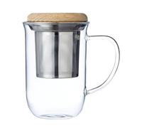 Mug Avec Infuseur Viva Scandinavia Avec Couvercle En Bois - 35 Cl