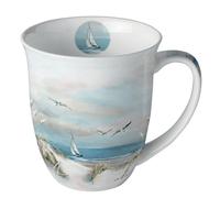 Ambiente Mug balade marine en porcelaine fine 400 ml