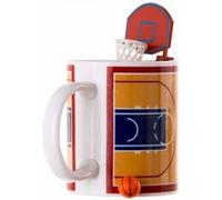Winkee - Mug de Basket-Ball avec Panier et Ballon | Mug de café Sportif avec Fonction de Jeu pour Les Fans de Basket-Ball | Cadeau de Noël, Anniversaire