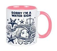 Mug bohème noir et blanc céleste, jolie tasse à café et à thé, tasse à café et à thé, tasse de marque Verseau, cadeau pour les Poissons, signes du scorpion, pour les amis proches et les proches