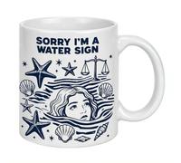 Mug bohème noir et blanc céleste, jolie tasse à café et à thé, tasse à café et à thé, tasse de marque Verseau, cadeau pour les Poissons, signes du scorpion, pour les amis proches et les proches