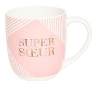 Mug Cadeau - Super Sœur - Draeger Paris Rose G