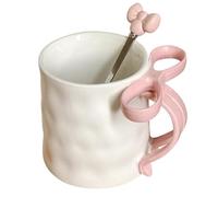 Mug Café Nœud Rose Mignon Mug Café Nœud Ruban