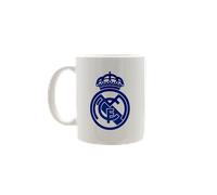 Mug céramique 300ml Blanc/Bleu blason Real Madrid