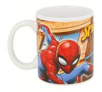 Stor S.L. Mug en céramique Spiderman Great Power rouge et bleu 350 ml (11,7×10×8,7 cm)
