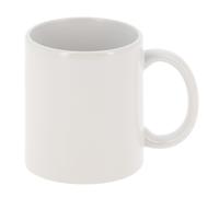 Mug céramique MB TECH 330ml (11oz) Blanc brillant - Qualité Supérieure AAA - Diamètre 82mm
