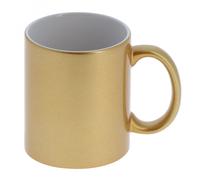 Mug céramique MB TECH 330ml (11oz) Or et intérieur blanc - Qualité AAA - Diamètre 82mm