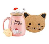 Mug Chat de Noël en Céramique 350 ml