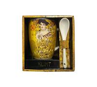 Enesco - Mug cuillère KLIMT ADELE en céramique - Hauteur 10.5 cm - Largeur 8.5 cm