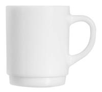 Mug de restaurant Arcoroc durable Opal 250 ml - 6 pièces.