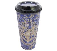 Mug de voyage Harry Potter Magic & Mayhem en relief 790 ml - Gobelet à café réutilisable avec couvercle grande contenance, pour café, thé ou votre boisson préférée, idée cadeau