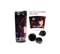 Mug de voyage isotherme en plastique portable - couvercle à vis - DEATH NOTE #2 (400ml)