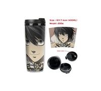 Mug de voyage isotherme en plastique portable - couvercle à vis - DEATH NOTE #7 (400ml)