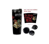 Mug de voyage isotherme en plastique portable - couvercle à vis - Harry potter #3 (400ml)