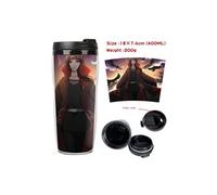 Mug de voyage isotherme en plastique portable - couvercle à vis - NARUTO #20 (400ml)