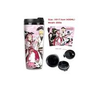 Mug de voyage isotherme en plastique portable - couvercle à vis - NARUTO #7 (400ml)