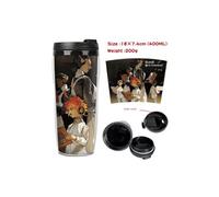 Mug de voyage isotherme en plastique portable - couvercle à vis - The Promised Neverland #2 (400ml)