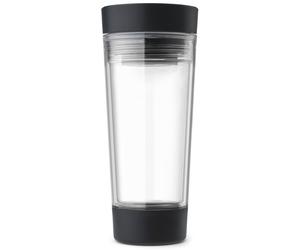 Mug de voyage MAKE & TAKE 360 ml, gris foncé, plastique, Brabantia