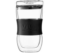Mug de voyage MINIMA 450 ml, noir, verre, Viva Scandinavia
