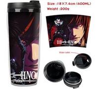 Mug de voyage STACK isotherme en plastique portable - couvercle à vis - DEATH NOTE #2 (400ml) G