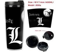 Mug de voyage STACK isotherme en plastique portable - couvercle à vis - DEATH NOTE #3 (400ml) G