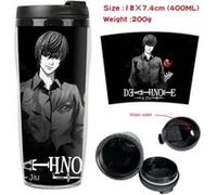 Mug de voyage STACK isotherme en plastique portable - couvercle à vis - DEATH NOTE #5 (400ml) G