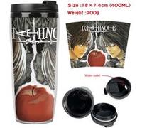 Mug de voyage STACK isotherme en plastique portable - couvercle à vis - DEATH NOTE #6 (400ml) G