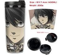 Mug de voyage STACK isotherme en plastique portable - couvercle à vis - DEATH NOTE #7 (400ml) G