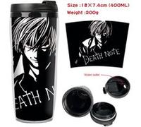 Mug de voyage STACK isotherme en plastique portable - couvercle à vis - DEATH NOTE #9 (400ml) G