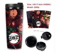 Mug de voyage STACK isotherme en plastique portable - couvercle à vis - Demon Slayer #18 (400ml) G