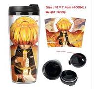 Mug de voyage STACK isotherme en plastique portable - couvercle à vis - Demon Slayer #30 (400ml) G