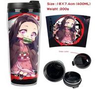 Mug de voyage STACK isotherme en plastique portable - couvercle à vis - Demon Slayer #50 (400ml) G
