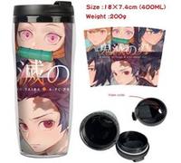 Mug de voyage STACK isotherme en plastique portable - couvercle à vis - Demon Slayer #54 (400ml) G