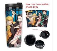 Mug de voyage STACK isotherme en plastique portable - couvercle à vis - Demon Slayer #6 (400ml) G