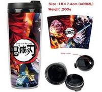 Mug de voyage STACK isotherme en plastique portable - couvercle à vis - Demon Slayer #61 (400ml) G