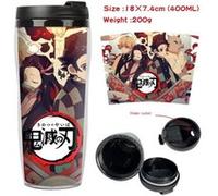 Mug de voyage STACK isotherme en plastique portable - couvercle à vis - Demon Slayer #71 (400ml) G