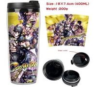 Mug de voyage STACK isotherme en plastique portable - couvercle à vis - JoJo's Bizarre Adventure #1 (400ml) G