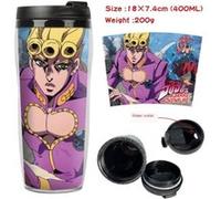Mug de voyage STACK isotherme en plastique portable - couvercle à vis - JoJo's Bizarre Adventure #7 (400ml) G