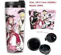 Mug de voyage STACK isotherme en plastique portable - couvercle à vis - NARUTO #7 (400ml) G