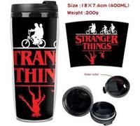 Mug de voyage STACK isotherme en plastique portable - couvercle à vis - Stranger Things #4 (400ml) G