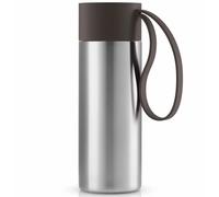 Mug de voyage TO GO 350 ml, bracelet chocolat, acier inoxydable, Eva Solo