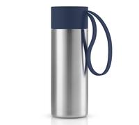 Mug de voyage TO GO 350 ml, couvercle bleu marine, acier inoxydable, Eva Solo