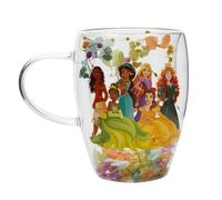Mug | Disney | Mug En Verre Princesses Decoratif Floral