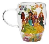 Mug | Disney | Mug En Verre Princesses Decoratif Floral Multicolore